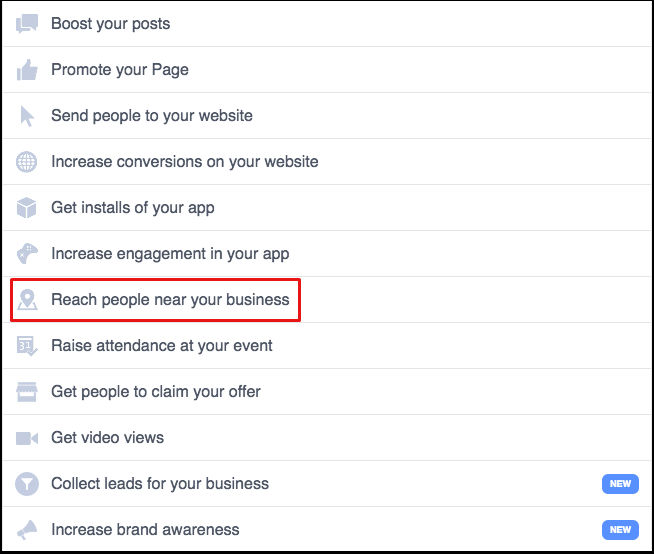 reach people near your business