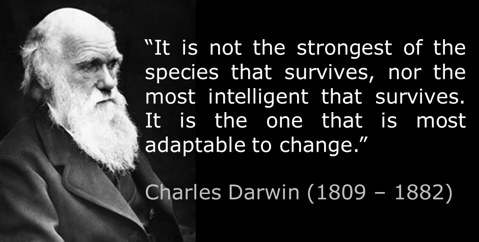 Charles Darwin, Adapt or Die