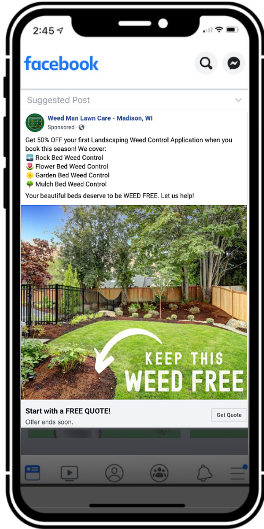 Weed Man Case Study Ad Example Weed Man Case Study Ad Example