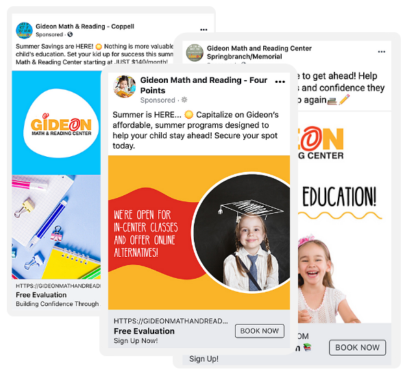 Gideon example ads