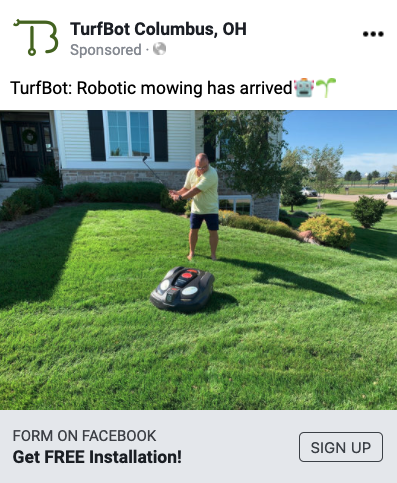 Weed Man Case Study Ad Example
