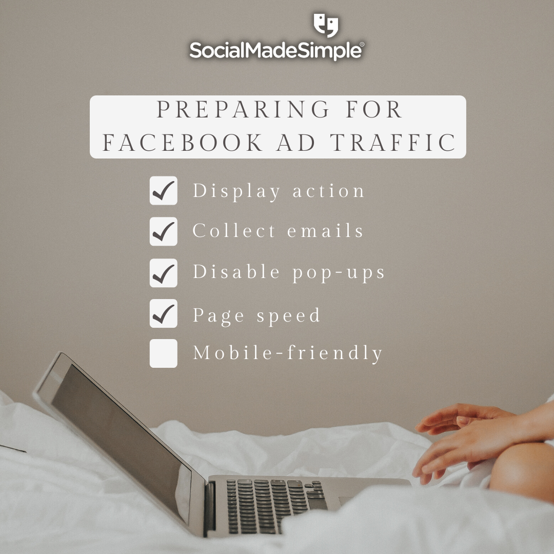 The franchise checklist to prepare your website for Facebook ad traffic