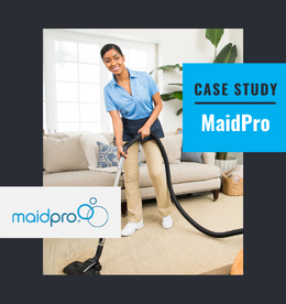 MaidPro social media, franchise marketing, social media case study