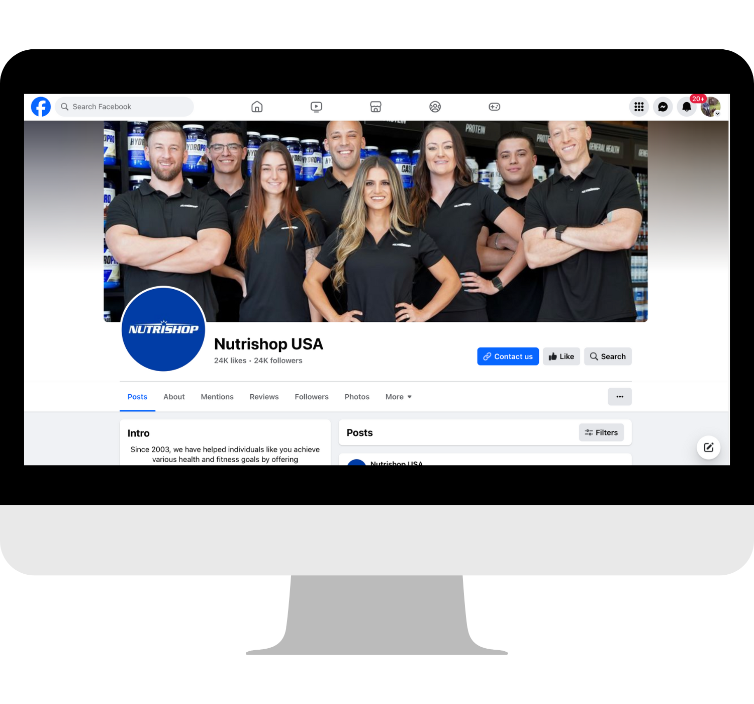 Nutrishop One you love homecare facebook