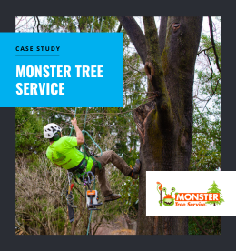 Monster Tree Service Franchise Marketing Case Study - SocialMadeSimple