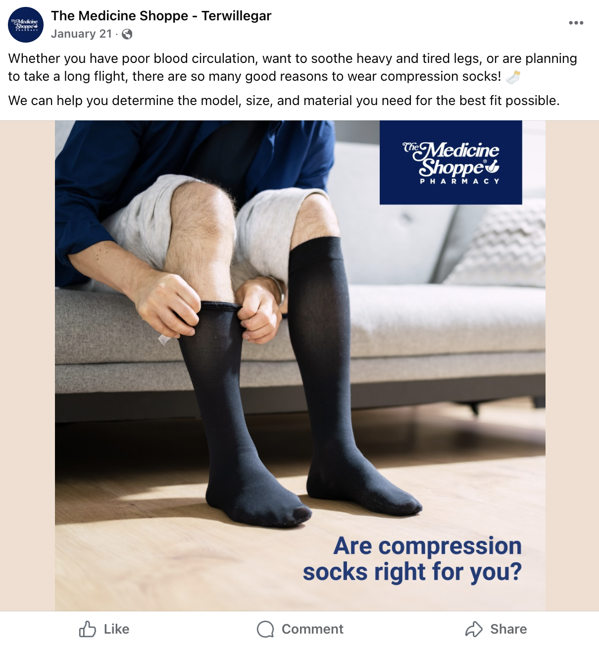The Medicine Shoppe Post Example